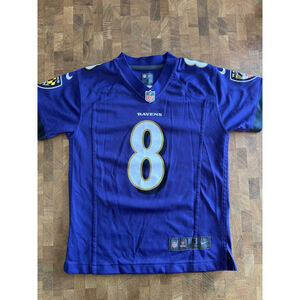 Nike Baltimore Ravens Lamar Jackson Jersey, Size Small - Purple